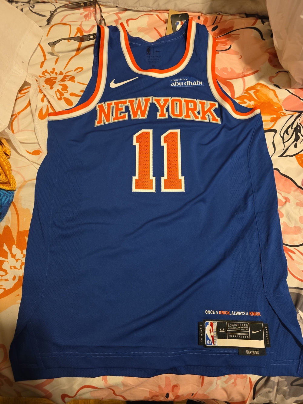 Nike New York Knicks Finals Jersey 2026 Jalen Brunson Authentic